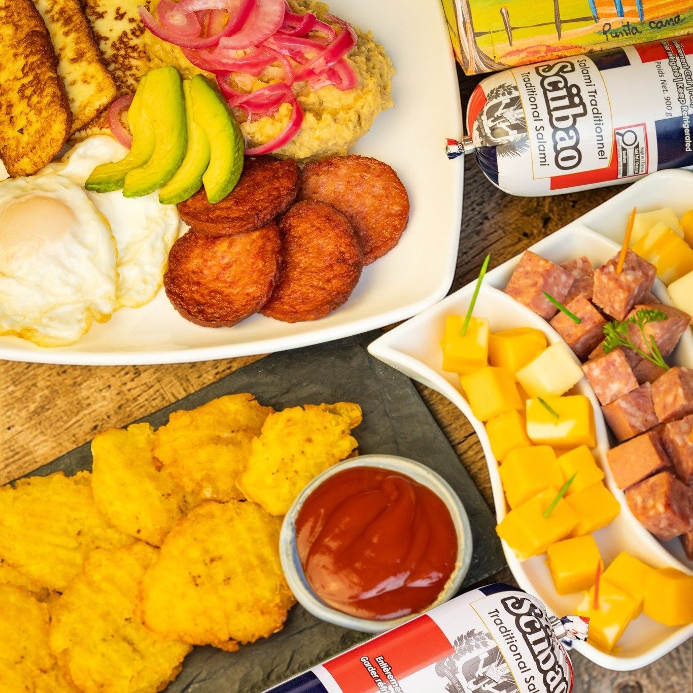 Salami Sciibao - Desayuno dominicano