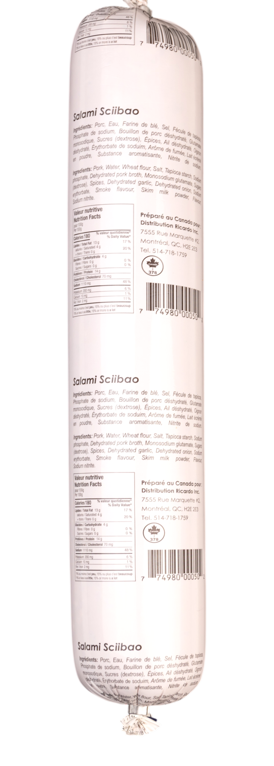 Salami Sciibao Mini 200g